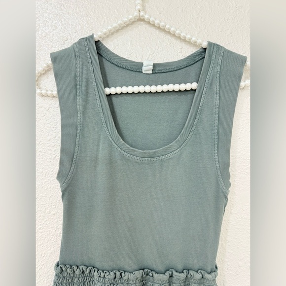 Daily Practice by Anthropologie Mini Bubble Dress
Ribbed Solid Smocked Sz S - Picture 4 of 14